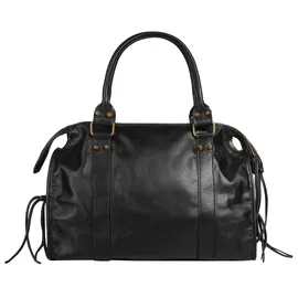 forty Shopper Leder Schwarz