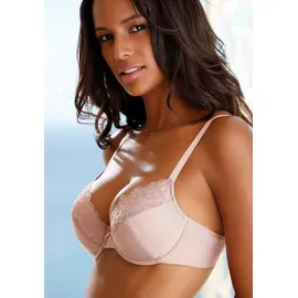 PETITE FLEUR Push-up-BH Damen schokobraun+toffee+puder Gr.70C