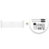 Casanoov - Weißes Elektrisches Flügeltor Eiger 400 X 115 + Motorisierung Hicker B200