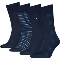 Tommy Hilfiger Giftbox 701232605 Socken 4 Paare Navy 39-42