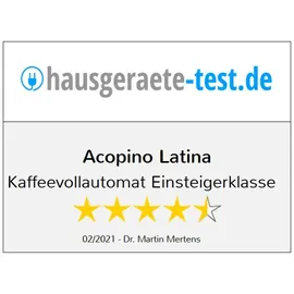 Acopino Latina red Kaffeevollautomat rot