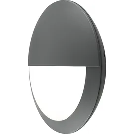 EVN Lichttechnik Außenwandleuchte Kunststoff IP65 1070 lm anthrazit