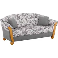 Home affaire 2-Sitzer Milano, bequem durch Federkern, kompakte Stellmaße: Breite 159cm grau