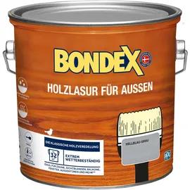 Bondex Holzlasur für Aussen 2,5 l hellblau-grau