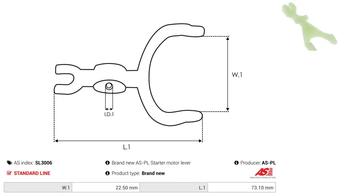 AS-PL Reparatursatz, Starter sl3006