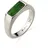 KUZZOI Ring grün | Silber 66