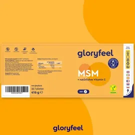 gloryfeel MSM 2000 mg + Vitamin C Tabletten 365 St.