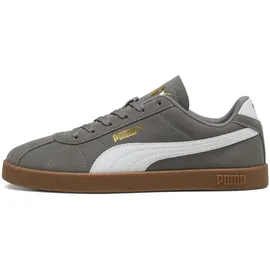 Puma Unisex Club II Sneaker, CAST Iron White, 40.5 EU