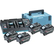 Makita Power Source Kit 40 V XGT Li-Ion 4 x 5,0 Ah + DC40RB Ladegerät + Makpac 191U42-2