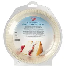 Tala Silikonisierte Backpapier-Einlagen rund 18 cm