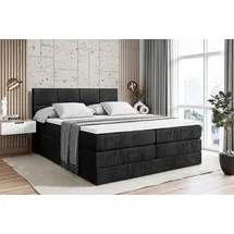 altdecor ARDENI KING 180 x 200 cm H3/H4 Schwarz