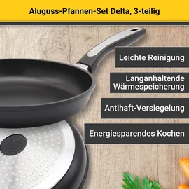 Krüger Pfannen-Set 3-tlg. 20 cm + 24 cm + 28 cm