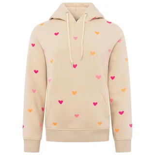 Zwilling Hoodie Hearts Beige L/XL