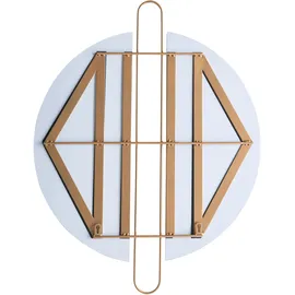Beliani Wandspiegel ATTIN 52 x 65 cm Gold