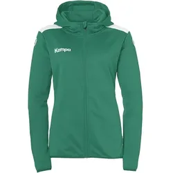 KEMPA Damen Kapuzensweat Emotion 27, lagune/weiß, XS