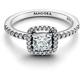 Pandora 193555C02 Damen-Ring Silber Funkelndes Quadrat Heiligenschein, 50/15,9