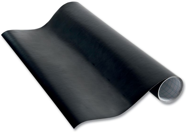 folia Tafelfolie/Kreidefolie, aus PVC, 450 mm x 2 m, schwarz