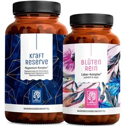 Bestseller-Paket: Blütenrein und Kraftreserve - Naturtreu® Kapseln 266,8 g