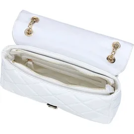 Valentino Ocarina Schultertasche Kunstleder Gold/Weiß