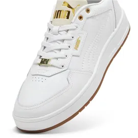 Puma Court Classic Lux Herren White/Alpine Snow/Gold 44