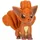 Jazwares Pokémon PKW3575 - Battle Figure Pack - Felino & Vulpix, offizielle detaillierte Figuren, je 5 cm