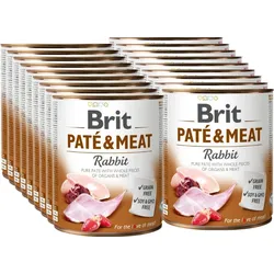 BRIT PATE & MEAT RABBIT 18x800g