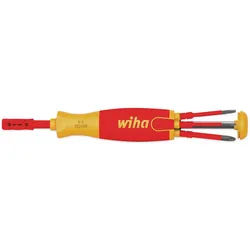 WIHA Schraubendreher mit Bit Magazin (38611) LiftUp electric