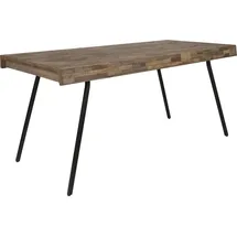 trendmöbel24 Suri 160 x 78 cm Platte recycled Teak