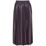 VILA Plisseerock in Aubergine - XS