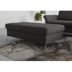 Polsterhocker INOSIGN "Palm Beach", grau (fango), B:133cm H:47cm T:72cm, 100%Polyester, Hocker, passend zur Polsterserie "Palm Beach", B/T/H: 133/72/47