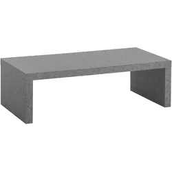 KADIMA DESIGN Couchtisch 110x55x35 cm Grau Sofatisch in Beton-Optik Zeitlos, Design Wohnzimmertisch Rechteckig, Loungetisch Schlicht, Kaffeetisch
