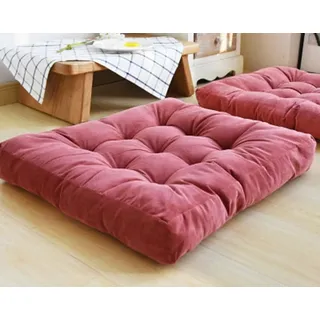 Sitzkissen esszimmer 55 x 55 cm Stuhlkissen outdoor gartenstuhl Kissen,kinder/Auto Stuhl Kissen Rundkissen/Quadratisches Bodenkissen (Color : A5, Size : 1_55X55CM*10)