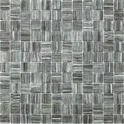 Premium Mosaic Glasmosaik grau 30x30 cm matt/glanz MOS23TEXGY