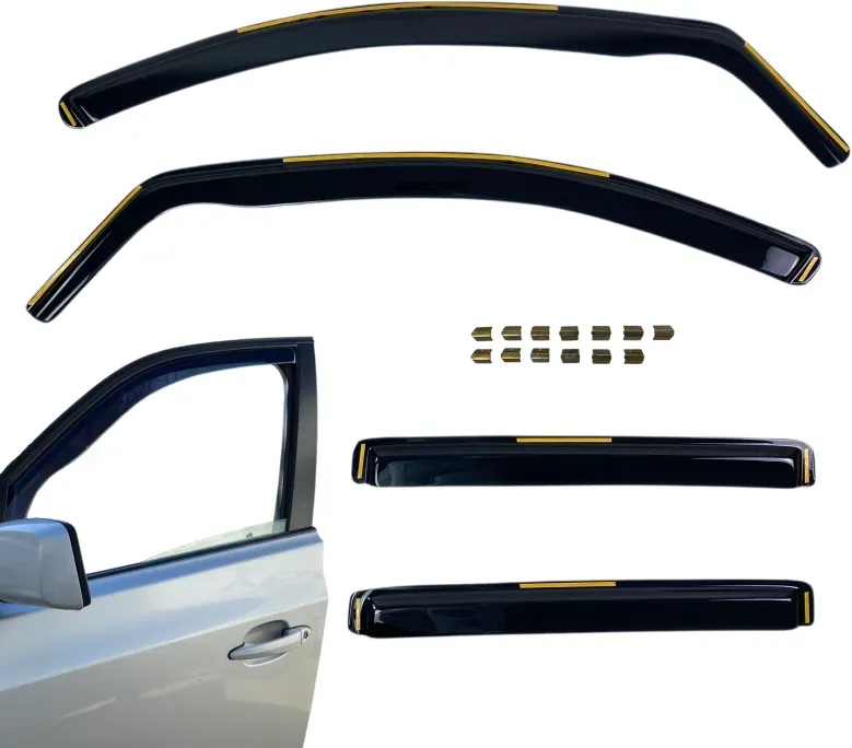 Windabweiser für Kia Sportage (2015–2022) – 4 Stück, vorne und hinten, Marke Streetech