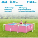 Intex Pool mit rechteckigem Rahmen 220 x 150 x 60 cm – im Lieferumfang enthalten Accessoire CB97