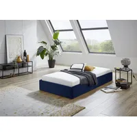 Westfalia Schlafkomfort Polsterbett "Osaka", blau (königsblau), B:125cm L:205cm, Bezug: