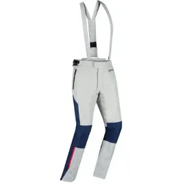 BERING Siberia wasserdichte Motorrad Textilhose, grau-blau, Größe L