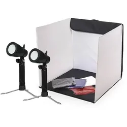 Kamera Express Mobiles LED-Fotostudio 60x60x60cm | ✔️ Abverkauf: weg=weg