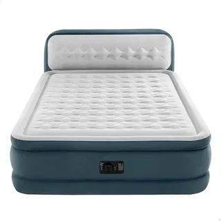 Intex Dura Beam Deluxe Ultra Plush Luftmatratze - Grey - 152 x 236 x 86 cm