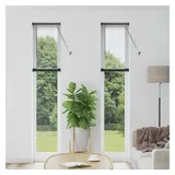 vidaXL Balkenjalousie 220 x 40 cm Schwarz