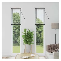 vidaXL Balkenjalousie 220 x 40 cm Schwarz