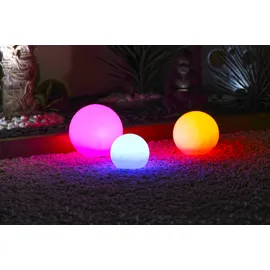 UBBINK Solar-Schwimmlampe LED Ø 25 cm Kunststoff H 23 cm mehrfarbig