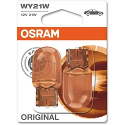 OSRAM Original WY21W 12V Doppelblister Glühlampe, Nebelschlussleuchte,Glühlampe, Rückfahrleuchte,Glühlampe, Bremsleuchte,Glühlampe, Zusatzbremsleuchte