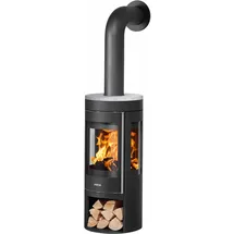 Justus Mino Trios 2.0 Stahl schwarz/Abdeckplatte Speckstein