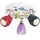 Brilliant LED-Spotrondell Birds 3-flammig Bunt
