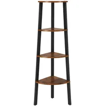 OEM Eckregal 34 x 125 x 34 cm Dunkelbraun