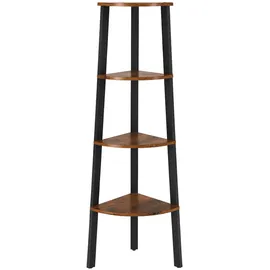 OEM Eckregal 34 x 125 x 34 cm Dunkelbraun