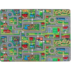 Kinderteppich "STREETS", bunt, B:160cm H:5mm L:200cm, Polyamid, PRIMAFLOR-IDEEN IN TEXTIL, Teppiche, Straßen-Spiel-Teppich, Straßenbreite ca. 9 cm, Kinderzimmer