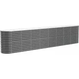 vidaXL Hochbeet 332 x 40 x 68 cm Anthrazit