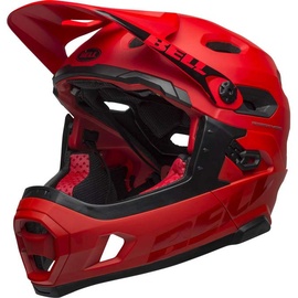 Bell Helme Bell Unisex – Erwachsene SUPER DH MIPS Fahrradhelm, mat/Gloss Crimson/Black, S